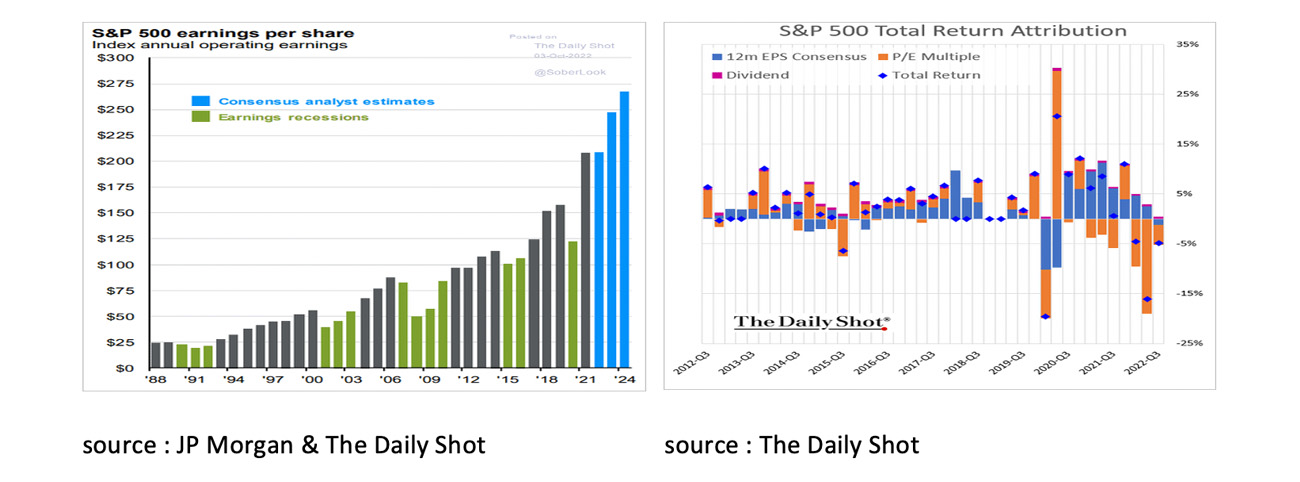 S&P 500 earnings per share