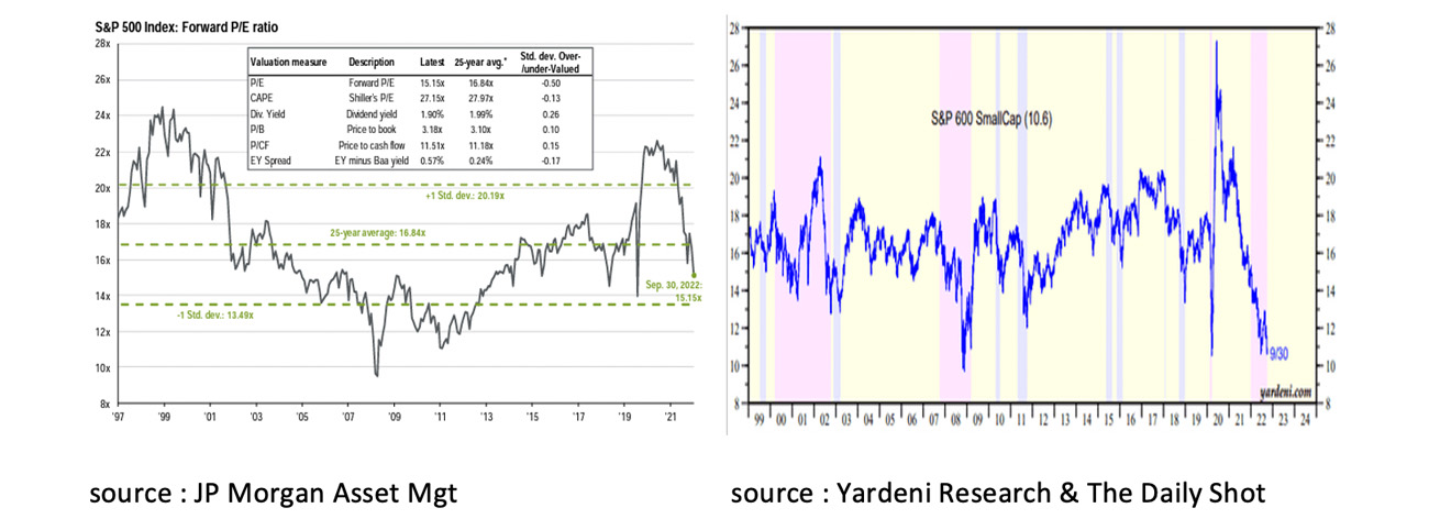 S&P 500 index - 600 SmallCap